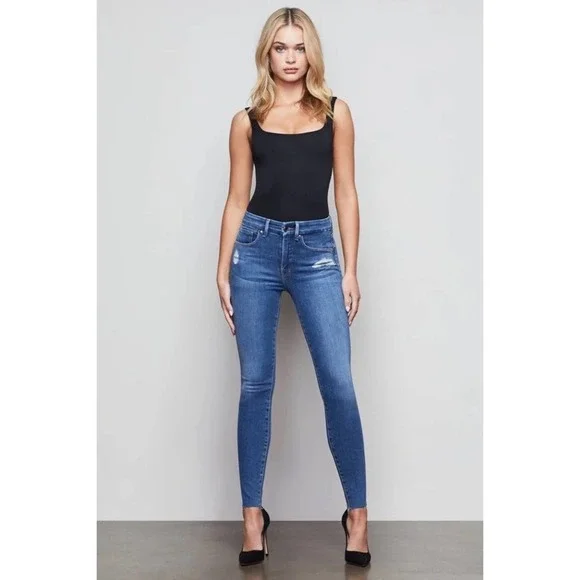 NWT Good American Good Legs Zebra Pockets (size 25) - Picture 2 of 7